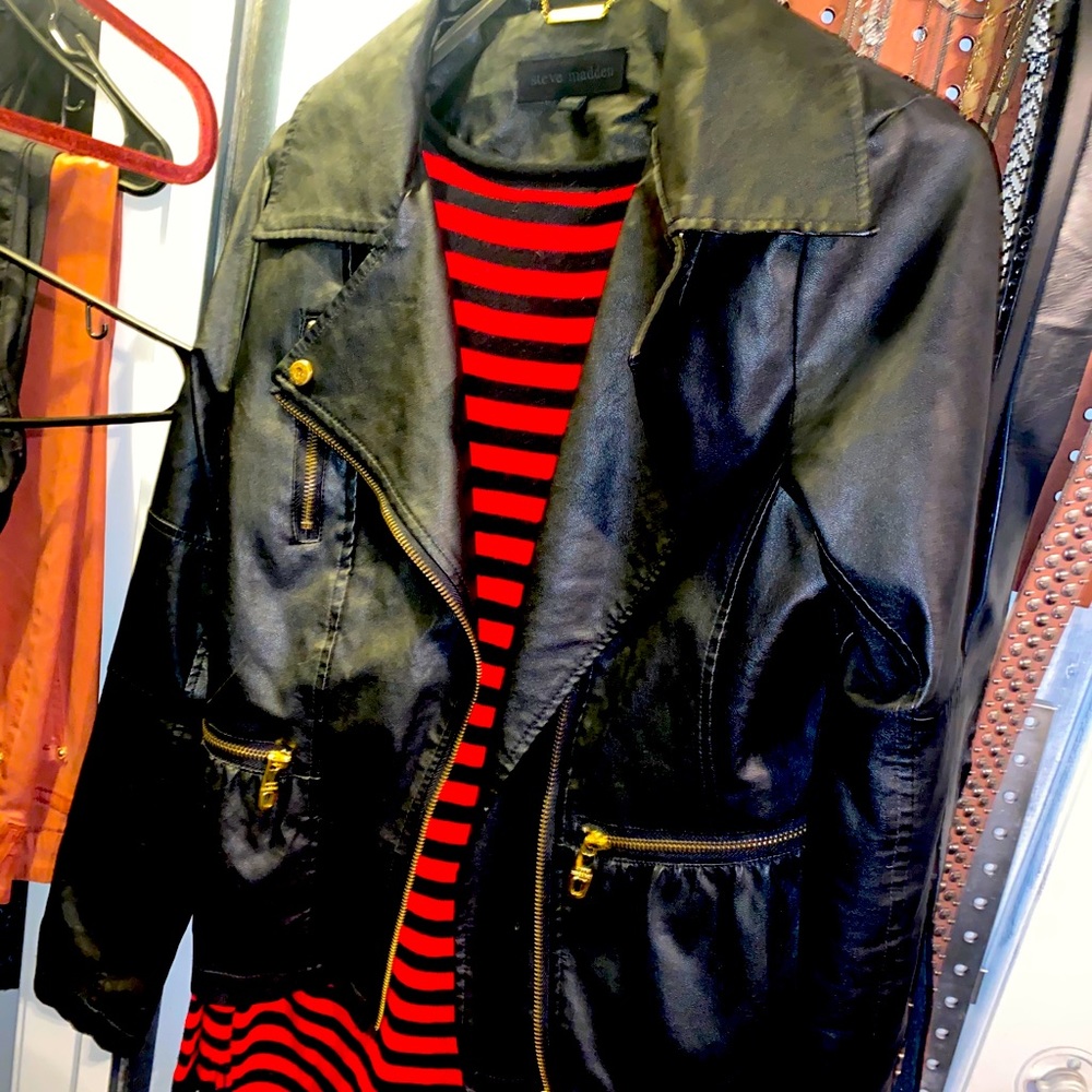 Black motorcycle jacket - perfect condition